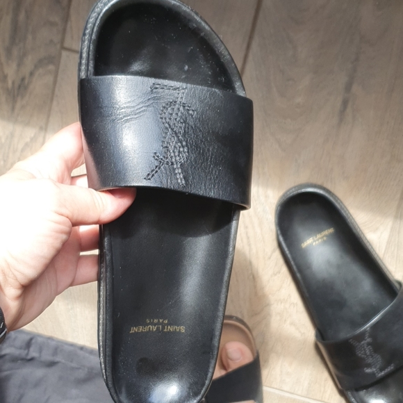 Saint Laurent slides, euro 37.5- 38 size, 7.5-8 us - Picture 2 of 9